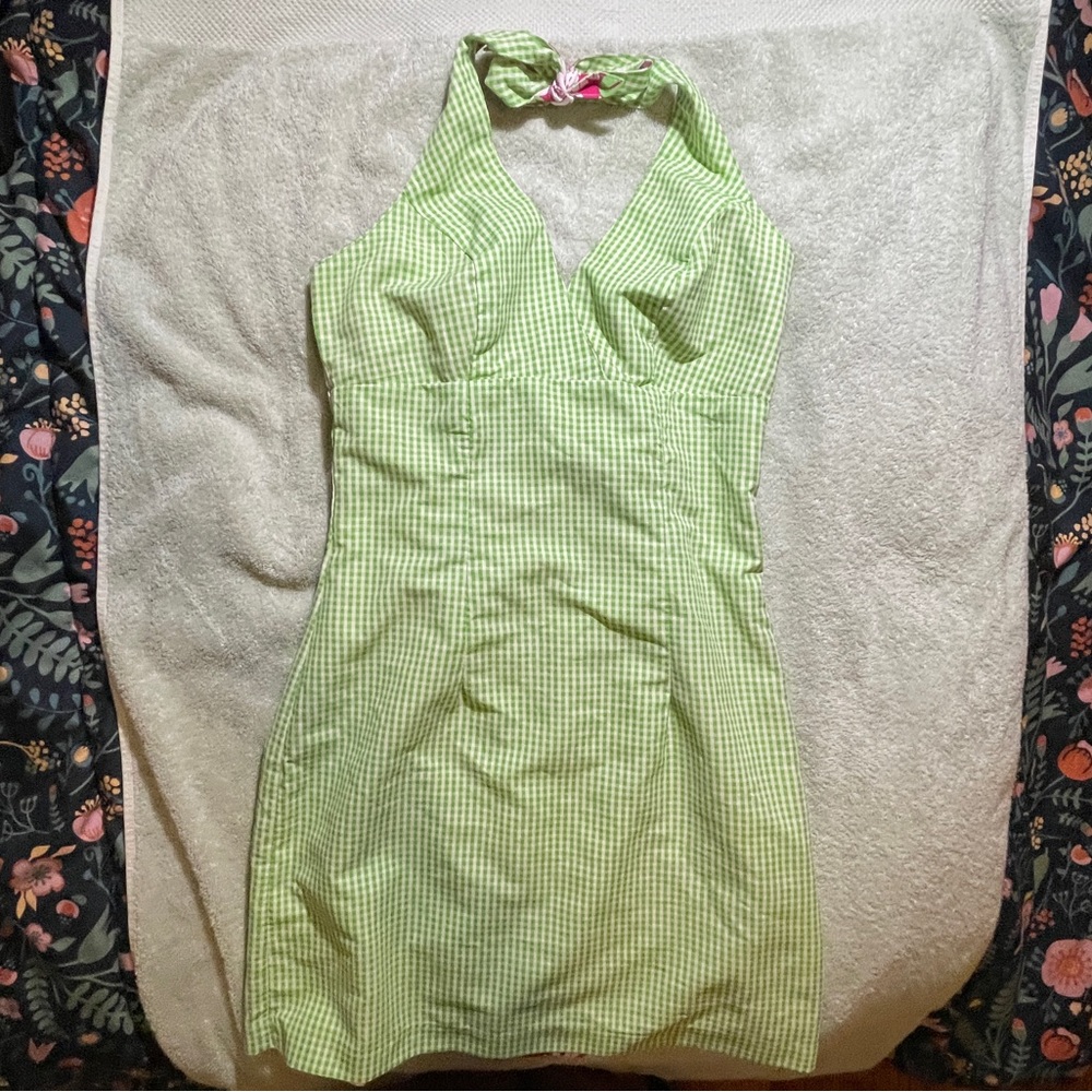 Reversible Halter Dress | labeled size 7, fits XS-M